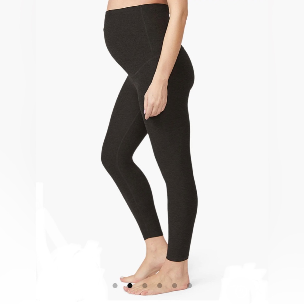 Spacedye Love the Bump Midi Maternity Legging in Bronze/Gold size Medium